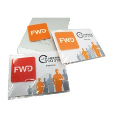 Microfiber mobile phone cleaning sticker - FWD